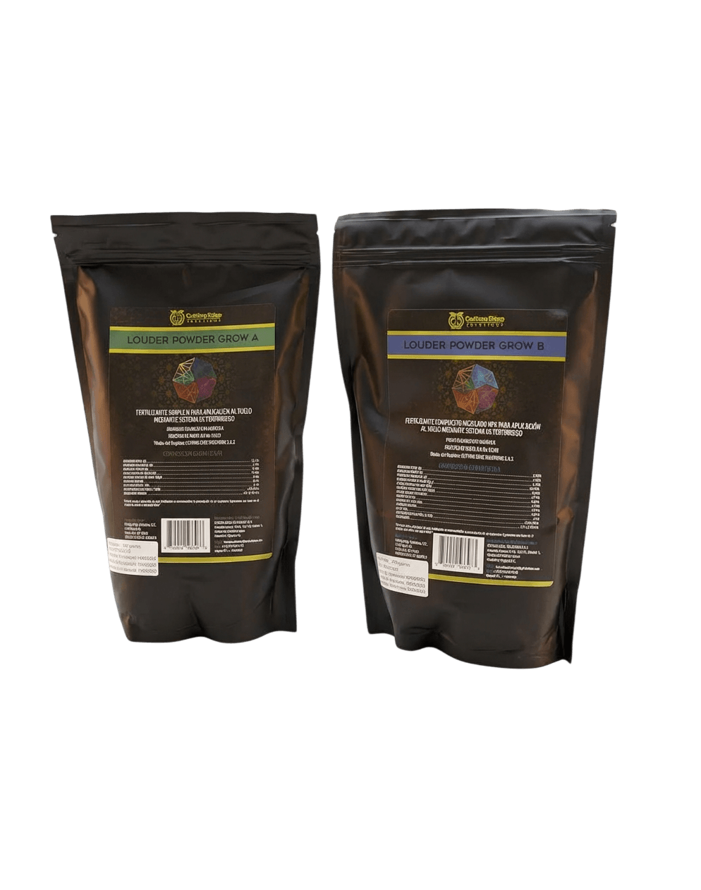 Louder Powder Grow A y B Cutting Edge Solutions | Fertilizante Crecimiento