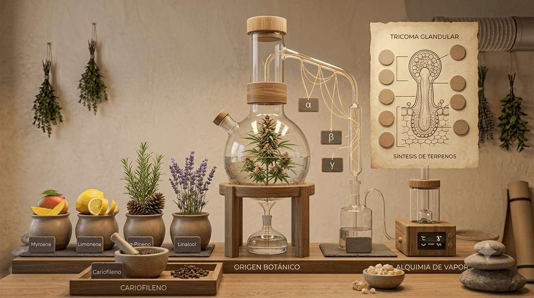 La Alquimia Aromática: Terpenos, Origen Botánico y la Verdad Detrás del Efecto Entourage