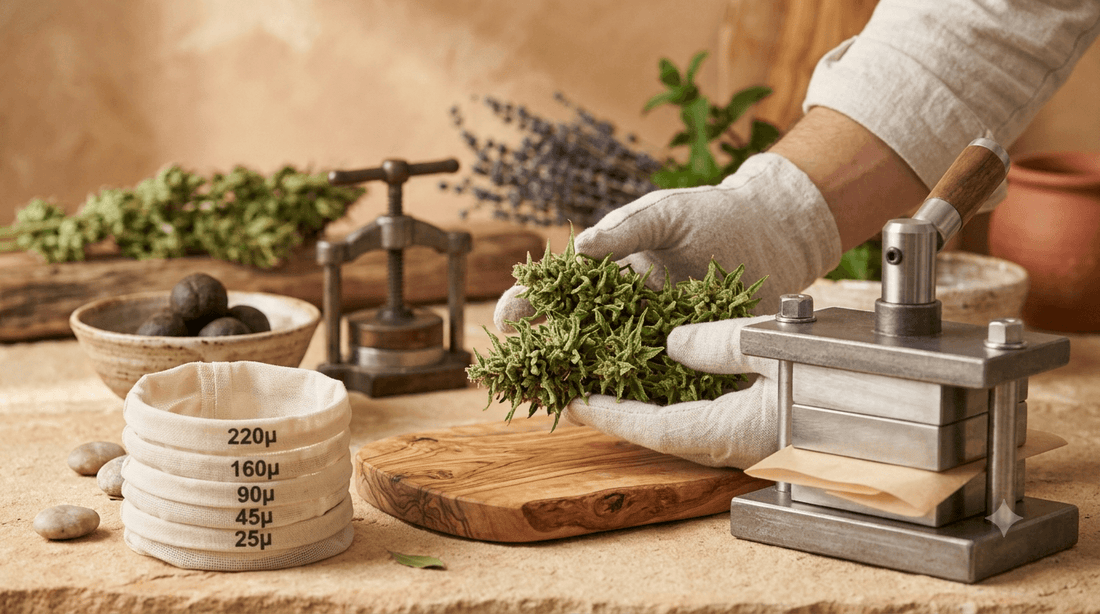 El Arte de las Extracciones Sin Solventes: Guía Pro de Genéticas, Materiales y Técnicas