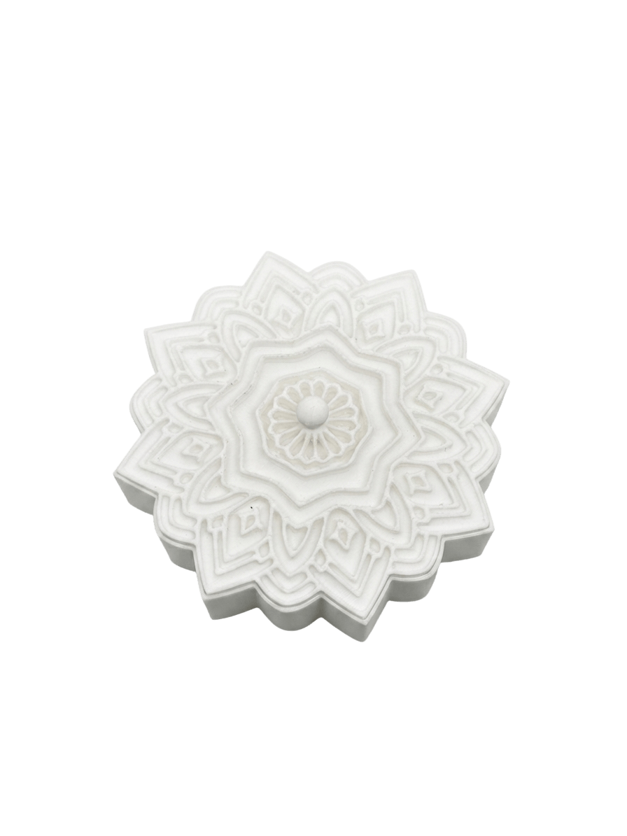 Caja Mandala en 3D para Joyas y Accesorios 12 x 12 x 5 cm