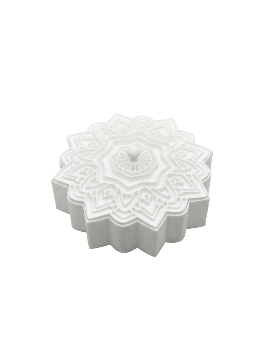 Caja Mandala en 3D para Joyas y Accesorios 12 x 12 x 5 cm