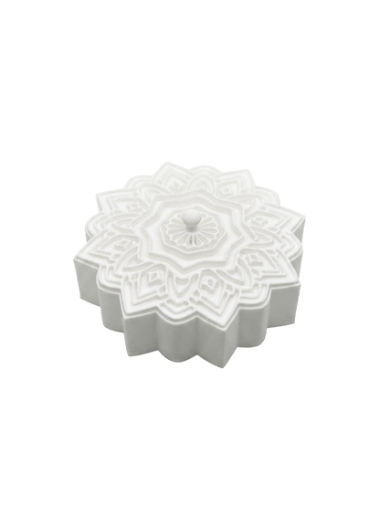 Caja Mandala en 3D para Joyas y Accesorios 12 x 12 x 5 cm