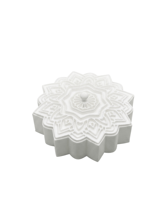Caja Mandala en 3D para Joyas y Accesorios 12 x 12 x 5 cm