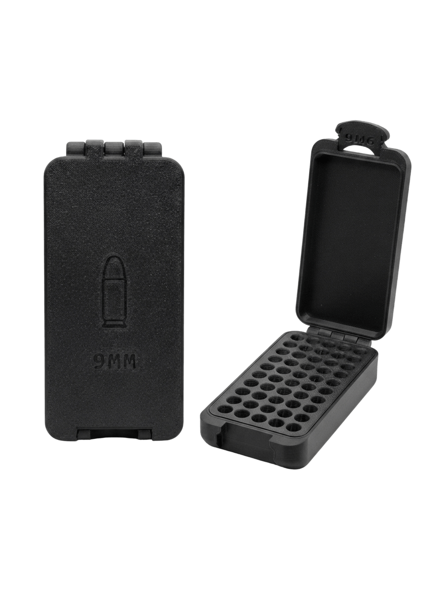 Caja Estuche para Munición de 9mm Impresión 3D