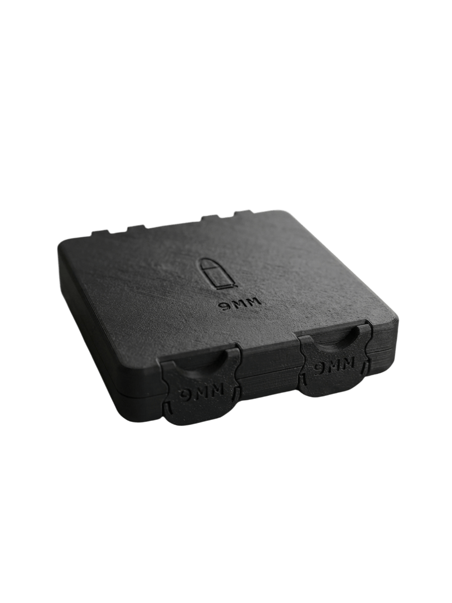 Caja Estuche para Munición de 9mm Impresión 3D