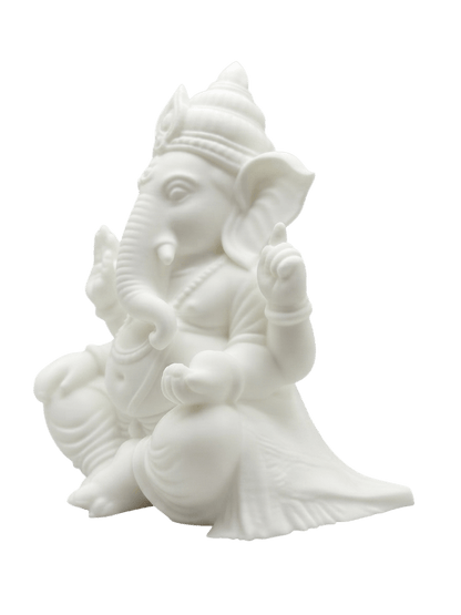 Estatua Sentada de Lord Ganesha 15x9.8x12 cm | Decoración