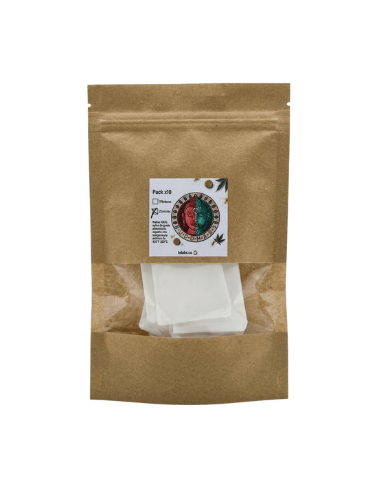 Pack x 10 Mallas para Hash Rosin 4.5x10 cm  25u