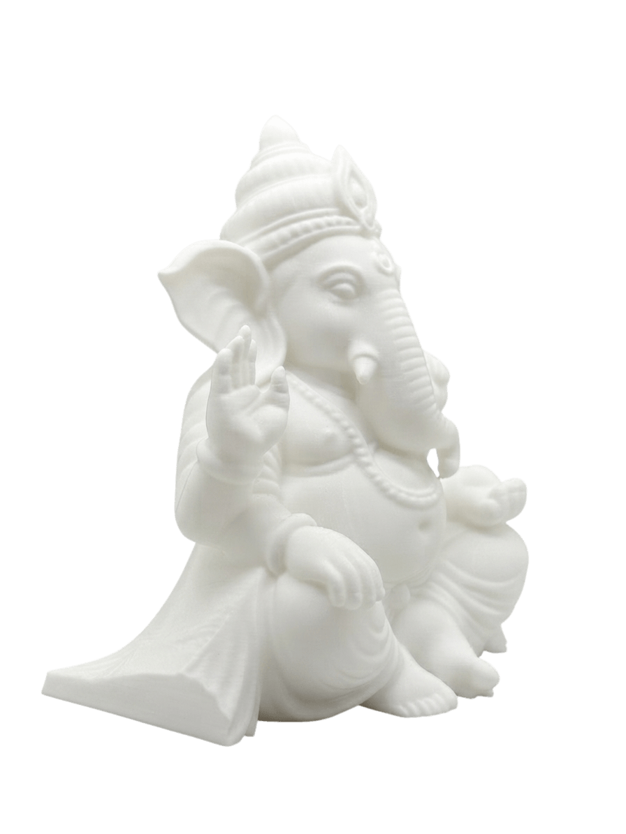Estatua Sentada de Lord Ganesha 15x9.8x12 cm | Decoración