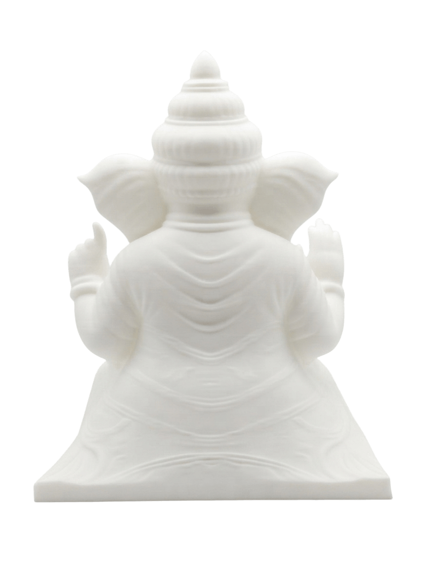 Estatua Sentada de Lord Ganesha 15x9.8x12 cm | Decoración