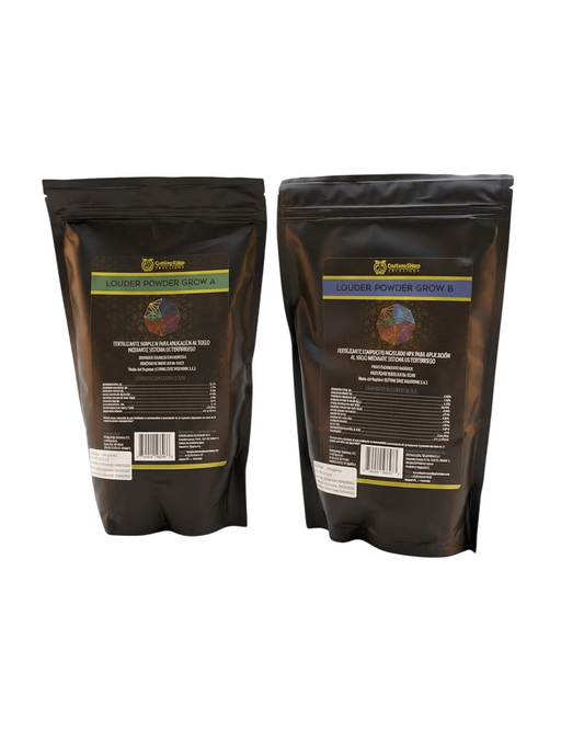 Louder Powder Grow A y B Cutting Edge Solutions | Fertilizante Crecimiento